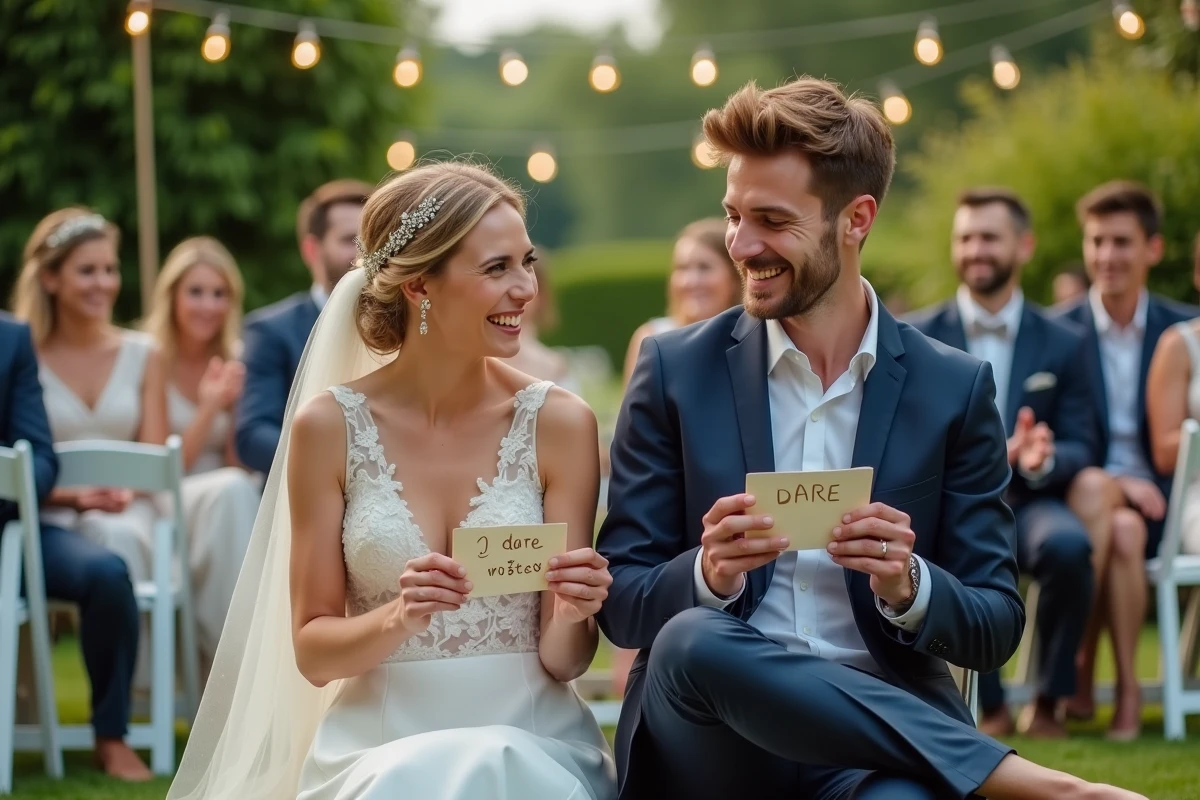 Couple souriant lors d